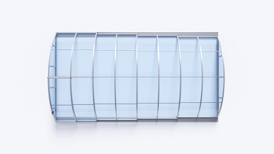 Zadaszenie basenowe Albixon BOX Klasik B / Klasik Clear B 4,71 x 8,60 x 1,30 m