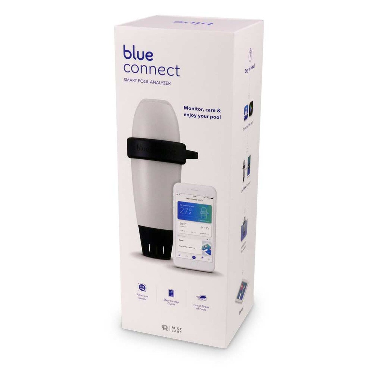 Blue Connect - Inteligenty Analizator Wody 4w1 - Pool Outlet